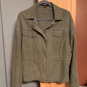 Express Khaki Utility Jacket for Women